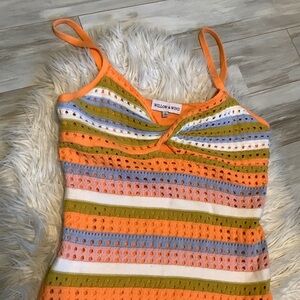 Willow and wind lined crochet dress